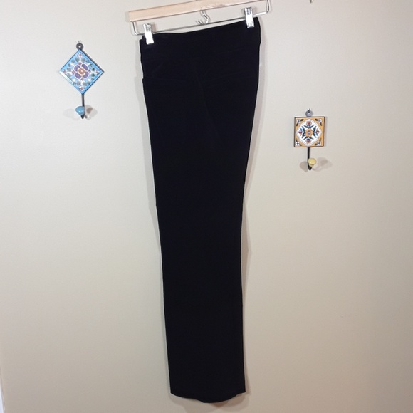Banana Republic black suede Sloan Fit pants - Picture 2 of 5